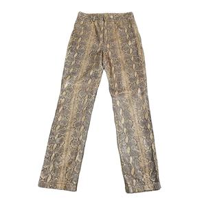 Vêtements de sport respirants pantalons décontractés en cuir de peau de serpent pantalons en cuir de serpent à la mode pour hommes femmes - Product Image 1