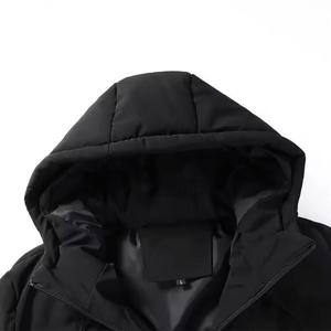 Chaud hommes de qualité supérieure solide fermeture éclair surdimensionné doudoune hiver chaud personnalisé matelassé imperméable haute qualité doudounes - Product Image 4