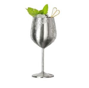 Accesorios de Bar Cerveza/Vino Beber Copa de acero Venta al por mayor Metal Diseño personalizado Hecho a mano Metal Vino Copa Exportador - Product Image 4