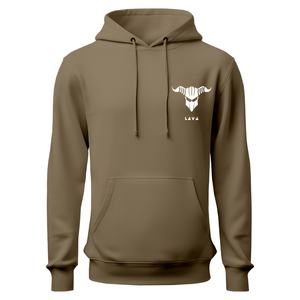 Sweats à capuche personnalisés pour hommes, streetwear haut de gamme, pull avec logo sur le devant et le dos, mélange de coton, sweats à capuche unisexes, OEM/ODM disponible - Product Image 1