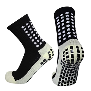 Chaussettes de sport montantes pour jeunes, personnalisées, en Spandex/Polyester/Coton, anti-bactériennes, séchage rapide, antidérapantes et respirantes – Offre Spéciale - Product Image 5