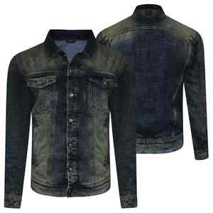 Ensemble veste et jean d'hiver personnalisé OEM pour hommes tissu denim et coton décontracté de haute qualité en duvet directement du fabricant - Product Image 4