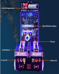 Plug n Play HGR Amusement X Shot Simulador de tiro de pistola doble Video Operado con monedas 2 jugadores 110V/220V Máquina de tiro de arcade - Product Image 2