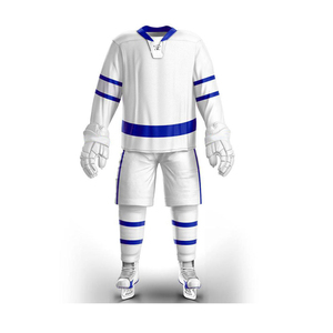 เสื้อเจอร์ซีย์ฮ็อกกี้น้ำแข็งโพลีเอสเตอร์ชุดยูนิฟอร์มดีไซน์ใหม่ล่าสุดปรับแต่ง100% ได้พร้อมโลโก้ทีม - Product Image 6