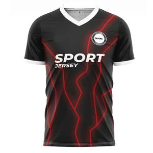 เครื่องแบบฟุตบอลสำหรับผู้ใหญ่รุ่นใหม่พิมพ์ลายพิมพ์ดิจิตอลผ้าโพลีเอสเตอร์สีเขียวโลโก้ตามสั่ง - Product Image 3