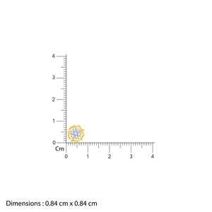 Exquisitos Pendientes de Flores de Diamantes Ondulados Dorados Diseñados para Colecciones de Joyería Femenina de Primera Calidad - Product Image 5