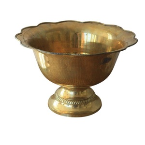 ชามแชมเปญโลหะทรงรีพร้อมฐานถ้วยเก็บไวน์สีทองสำหรับบาร์ที่บ้านโรงแรม - Product Image 4