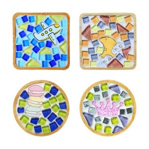 ถาดกระเบื้องโมเสคดีไซน์รูปการ์ตูน,ที่รองแก้วบนโต๊ะอาหารดีไซน์รูปโมเสกที่รองแก้วสำหรับราคาขายส่ง - Product Image 1