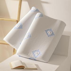 Almohada ondulada ergonómica cómoda de alta calidad, almohada cervical de espuma de silicona 6D transpirable de seda helada, cama para dormir sin látex - Product Image 3