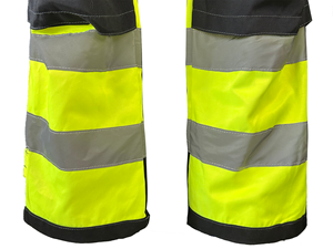 กางเกงทำงานนิรภัยสำหรับผู้ชายแบบมองเห็นได้ชัดเจน ระดับ ANSI คลาส 1 พร้อมไฟ LED กันน้ำ  รับสกรีนโลโก้ - Product Image 6