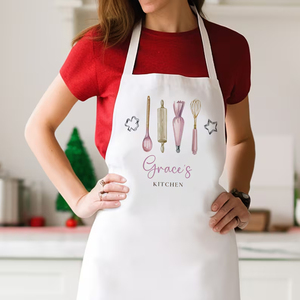 Tablier de cuisine en coton et lin de qualité exportateur à bavette réglable pour les cuisines, les cafés, les restaurants et les hôtels à domicile - Product Image 1