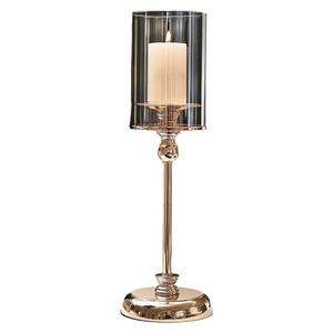 Accessoires de décoration de table de restaurant chauffe-plat bougeoir or finition antique support votif en métal - Product Image 5