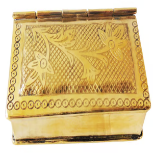 Designer Mughlai Pandaan Accessoire de décoration de table Poignée de verrouillage en laiton peinte à la main Matériau en laiton de haute qualité Prix de gros - Product Image 5