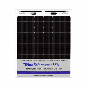 Panneau solaire Trina Solar Vertex 435W double vitrage bifacial HJT demi-cellule noir - Product Image 2