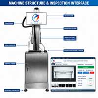Système d'inspection par vision IA pour ligne d'emballage alimentaire, contrôle automatique de la qualité des codes imprimés et des étiquettes