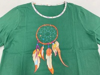 Camisones Casuales de Algodón para Mujer, Estampados, Ultra Suaves, Premium, con Parches Bordados, Colores Personalizables