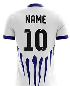 Ropa deportiva profesional personalizada para jóvenes: conjuntos de uniformes de fútbol sublimados con su propio diseño y logotipo que incluyen camisetas y pantalones cortos - Product Image 5