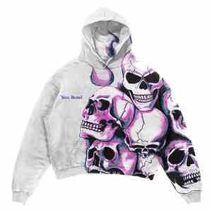 OEM Personnalisé Vintage Acid Washed Hoodie 500gsm Épais French Terry Stone Washed Surdimensionné Sun Faded boxy Fit Unisex Hoodie - Product Image 3