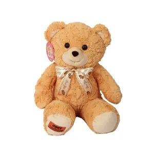 Low Prices Light Brown Color Cute Teddy Soft Plush Toys Manufacture in India For Gift & Decoration Uses By Suppliers