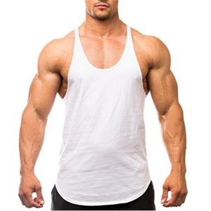 Wholesale Custom High Quality Cotton Spandex Men's Running <b>Vest</b> <b>Bodybuilding</b> Stringer Tank Top Men Gym Sleeveless Shirt - Product Image 3