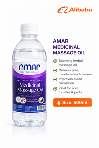 Aceite de Masaje Herbal de Eucalipto Amar - 100% Puro - Relajación - 500ml a Granel - Product Image 2
