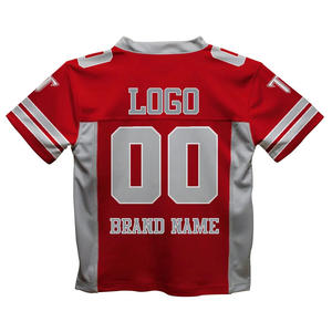 Personalizado hombre recortado de gran tamaño Vintage Streetwear deportes Retro americano Boxy malla camiseta fútbol malla Jersey para hombres - Product Image 2