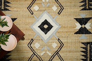 Collection de tapis d'extérieur contemporains faits à la main en jute Conceptions personnalisées Pile de peluche lavable Prix de gros compétitifs par exportateur - Product Image 5