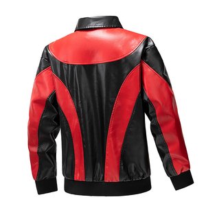 2025 nueva llegada invierno cuero genuino chaquetas de motocicleta personalizadas montar motociclista motocicleta hombres chaquetas de cuero de imitación - Product Image 2