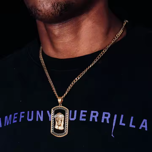 Pendentif personnalisé 925 en diamant de laboratoire micro serti grand design 3D charme de Moissanite micro pavé pour cadeau d'anniversaire pour homme - Product Image 6