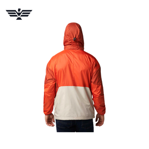 Chaqueta Cortavientos de Nailon Personalizada con Capucha, Cuello Ajustable, Resistente al Viento, Transpirable, de Secado Rápido, Duradera, de Lona 100% Poliéster para Hombre - Product Image 3