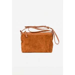 Borsa a Tracolla in Vera Pelle Scamosciata per Donna - Made in Italy - Art. 25400" - Product Image 6