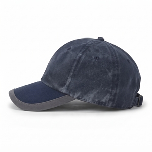 Vintage Washed Breathable <b>Waterproof</b> <b>Canvas</b> Fabric Baseball Cap 6 Panel Adjustable Unisex Hat Wholesale Custom Logo High Quality - Product Image 2