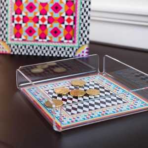 2025 Best Quality Arabic Acrylic Tray Coffee Cup Trays Tea Cup Holder Arabic Written Best Look Cup Holder - Product Image 6