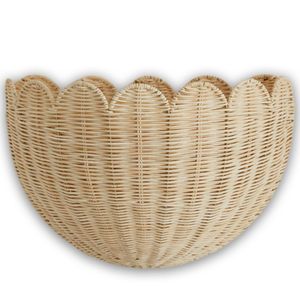 Elegant <b>Rattan</b> Bowl For Rustic Kitchen Decor <b>Dining</b> <b>Table</b> Serving And Stylish Home Interior Decoration - Product Image 3
