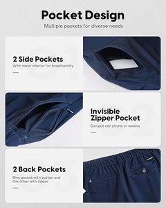 Shorts de plage décontractés pour hommes et femmes, été, uni, séchage rapide, tissu en soie glacée, respirant, pour la course en plein air, ample, sport - Product Image 3