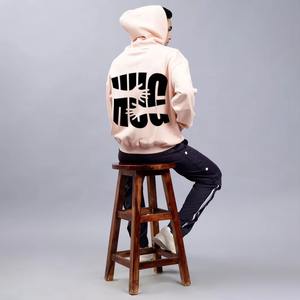 Chándal de invierno para hombre personalizado capucha de algodón de gran tamaño estampado jogging chándal sólido pantalones de dos piezas conjunto material polar - Product Image 2