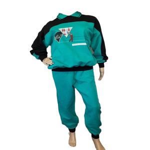 Conjunto de Sudadera con Capucha y Pantalones Deportivos para Hombre, 100% Algodón, Estilo Casual, Tejido de Punto Transpirable, Bordado - Product Image 1