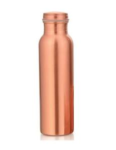 Suministro Directo de Fábrica, Termo de Cobre Mate de 1 Litro, Artesanía en Cobre Puro, Vaso de Acero Inoxidable para una Mejor Hidratación - Product Image 1