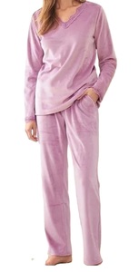 ชุดนอนผ้าฝ้ายระบายอากาศผ้าซาตินถัก2ชิ้นสำหรับใส่ในบ้านดีไซน์เนอร์สำหรับฤดูร้อนและฤดูใบไม้ผลิ - Product Image 5