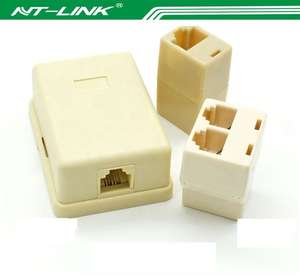 <span class=keywords><strong>Prise</strong></span> de surface téléphonique Modem <span class=keywords><strong>ADSL</strong></span> RJ11 à port unique Téléphone RJ11 6P4C à 2 Boîtier de <span class=keywords><strong>prise</strong></span> téléphonique femelle - Product Image 5