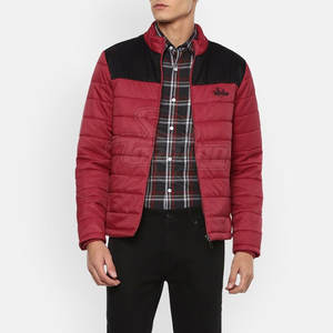 Veste d'hiver matelassée décontractée pour homme, couleur unie, col montant, fermeture éclair sur le devant, streetwear, nouvelle mode, design coupe-vent, 2026 - Product Image 5