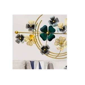 Arte de pared de Metal para decoración del hogar, colgante de pared decorativo de hierro y Metal de la india, Color Pastel - Product Image 3