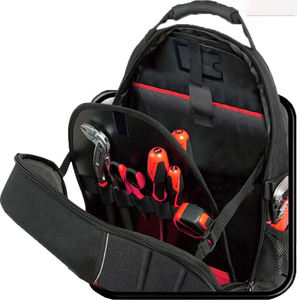 Sac à dos pour outils de freinage CSPS, fermeture éclair 37 cm, fabrication OEM/ODM personnalisée, Vietnam, norme Ista, porte-perceuse pliable, polyester imperméable - Product Image 6