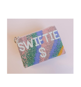 Mini pochette perlée pour pièces de monnaie portefeuille de mode artisanal sacs à monnaie artisanaux avec sacs de broderie perlés au design coloré fait à la main - Product Image 6