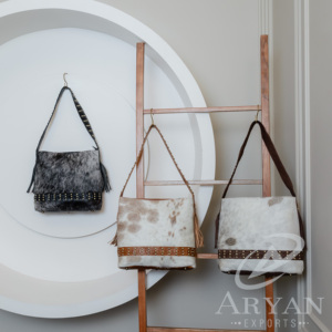 กระเป๋าสะพายไหล่สำหรับผู้หญิงกระเป๋าสะพายข้างประดับพู่ด้านข้างคุณภาพสูงทำจากหนังแท้มีสไตล์ใหม่ - Product Image 4