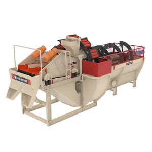 Système de lavage de sable et de séparation de matériaux fins efficace avec un classificateur à roue à godets Hailstone (Inde) - Product Image 1