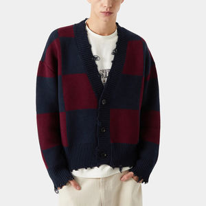 Pull en tricot à col châle, marque privée, logo personnalisé, nouveau design, prix abordable, faible MOQ, vente en gros - Product Image 4