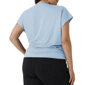 Tops de Yoga de Talla Grande, Estilo Envolvente de Manga Corta, Ropa Deportiva Elástica para Entrenamiento, Fitness, Gimnasio y Deportes - Product Image 5