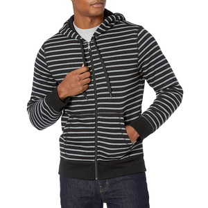 Haute qualité hommes fermeture éclair sweats à capuche Durable Logo personnalisé sweats à capuche pour salle de sport en plein air hommes vêtements de sport fermeture éclair à capuche 2025 - Product Image 1