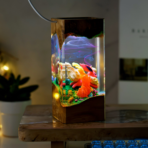 Po.kemon <b>Lamp</b>, Epoxy Resin <b>Lamp</b>, Custom Epoxy Resin <b>Lamp</b>, Resin Wood Art <b>Lamp</b>, Custom Night Light, Handmade Gift, Christmas Gift - Product Image 3